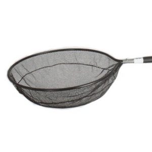 LOKI PRO KOI NET 22in DIAMETER - 3in DEEP - 9in HANDLE - 1/4in BLACK MESH - PK22-9