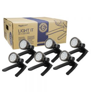 Aquascape Garden and Pond LED Spotlight - 6-Pack - 3 Watts - 84047