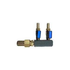 Matala 2-VALVE HD AIR MANIFOLD WITH 1/2in BARB - SC2-12-MT