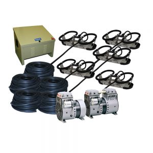 Kasco Five Diffusers Robust-Aire System 120V Large Cabinet - RA5