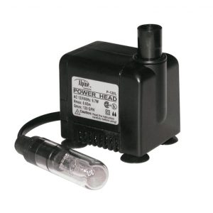Alpine Power Head Pump 120 GPH with 5W Halogen Light - P120L