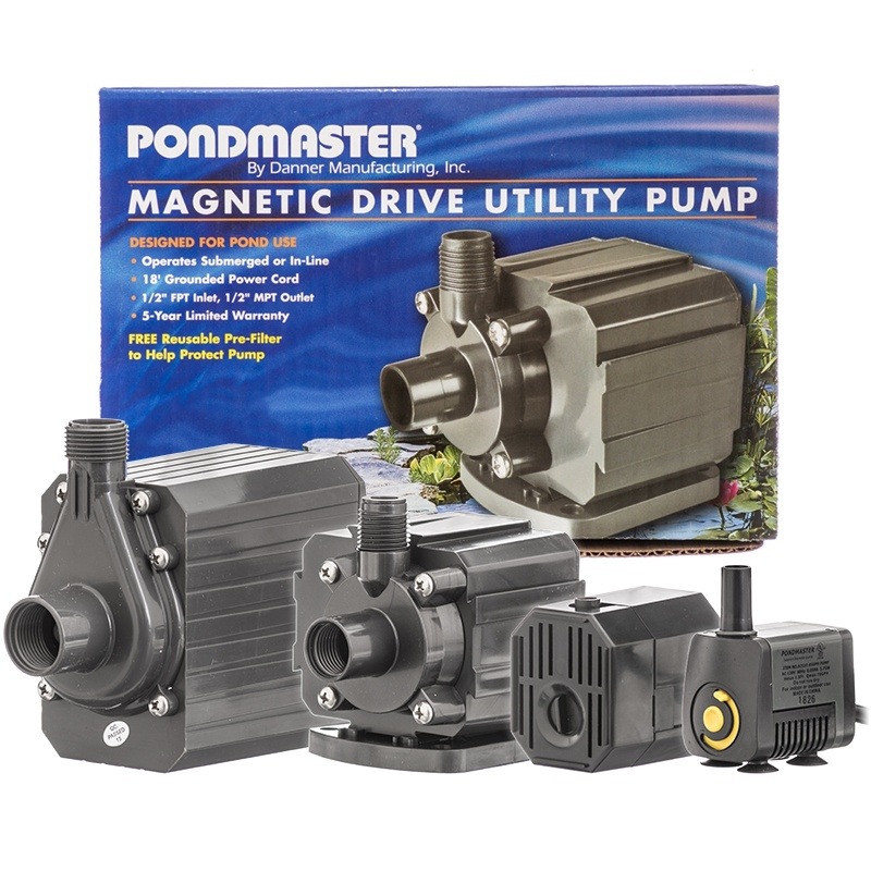 Pondmaster Supreme Danner 950 GPH PM-9.5 Mag Drive Pond Pump 02720 Open Box Buy 