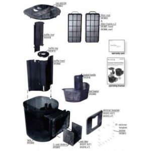 Savio Compact Pond Skimmer - 8.5in Weir - 3500 GPH - CSW085