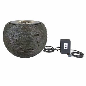 Aquascape Fire and Water Stacked Slate Sphere - Medium - 58093