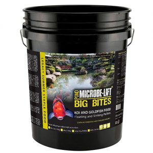 Microbe lift Big Bites Summer Staple Pellet Fish Food - 16 lbs 12 oz - MLLBBXL