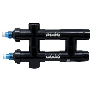 Aqua Ultraviolet 114 w UV 2in Ports Black Unions with Wiper - A00118