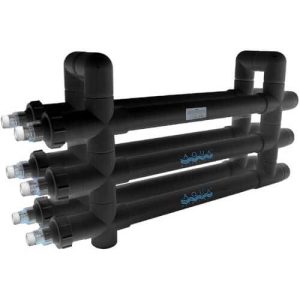 Aqua Ultraviolet 240 watt UV with 2in ports black without Wiper - A00243