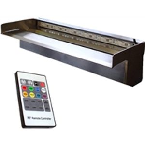 Savio 36in Stainless Steel NiteFalls Color Changing Spillway with Remote - SSNF36CC