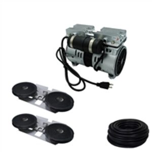 Savio2 Aeration System 2 with 1/2HP Air Pump-Double Diffusers (x2)-100ft Weighted Tubing (x2) - SAS2