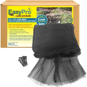 Eaypro 3/8in Fine Mesh / 10ft X 100ft Premium Pond Cover Netting - NR101F